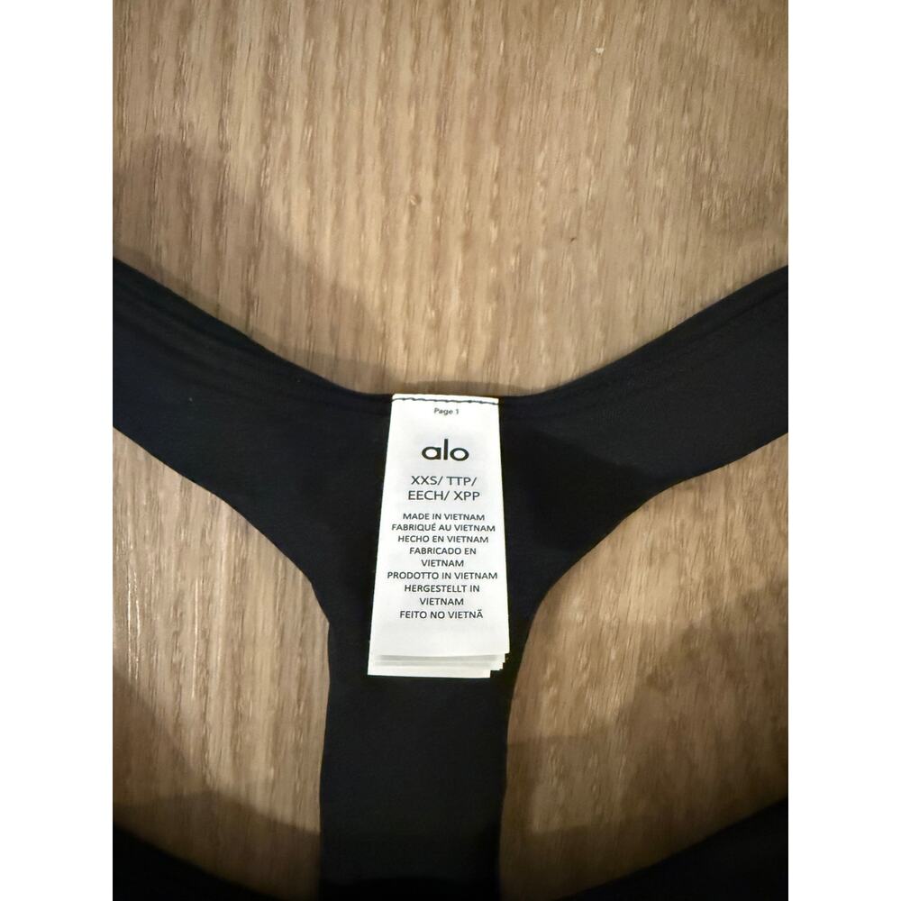 Alo Airlift Advantage Racerback Bra in Black NWT - Picture 2 of 6